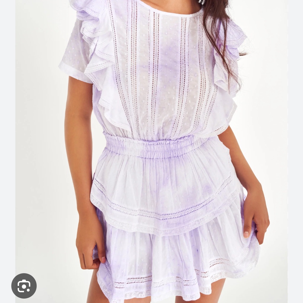 Love Shack Fancy Natasha Mini Dress. Size Large.